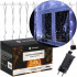 Ghirlanda luminoasa tip perdea 400 LED-uri, 3m, pentru interior/exterior, iluminare alba [11]