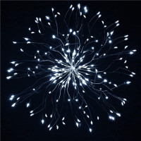 (DL) Instalatie lumina decorativa STAR cu 100 LED-uri, diametru 40cm, telecomanda, iluminare alba (DL) Instalatie lumina decorativa STAR cu 100 LED-uri, diametru 40cm, telecomanda, iluminare alba