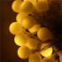 Instalatie bile luminoase pentru gradina, 7,5 metri, 50 LED-uri, cu baterii, galben [4]