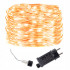 Instalatie lumina decorativa cu 300 LED-uri, 30m, pentru interior/exterior, iluminare galbena [6]