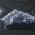 Ghirlanda luminoasa tip perdea 300 LED-uri, 12m, pentru interior/exterior, cu flash, iluminare alba [19]