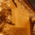 Ghirlanda luminoasa tip perdea 300 LED-uri, 12m, pentru interior/exterior, cu flash, iluminare galbena [17]