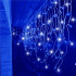 (DL) Ghirlanda luminoasa tip perdea 300 LED-uri, 12m, pentru interior/exterior, cu flash, iluminare albastra [14]