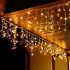 Ghirlanda luminoasa tip perdea cu flash 500 LED-uri, 20m, pentru interior/exterior, iluminare galbena [13]
