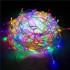 Ghirlanda luminoasa tip perdea cu flash 500 LED-uri, 20m, pentru interior/exterior, iluminare multicolora [10]