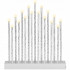 Lumanari decorative de Craciun, 17 becuri tip LED, culoare argintiu [13]