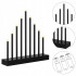 Lumanari decorative de Craciun, 9 becuri tip LED, culoare negru [13]