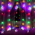 Instalatie lumina tip perdea cu 180 LED-uri, 2m, pentru interior/exterior, iluminare multicolor [7]