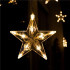 (DL) Ghirlanda luminoasa tip perdea cu stelute 72 LED-uri, 2m, pentru interior/exterior, iluminare alb [11]