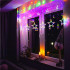 Ghirlanda luminoasa tip perdea cu stelute 138 LED-uri, 2m, pentru interior/exterior, iluminare multicolor [13]