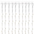 Ghirlanda luminoasa tip perdea 300 LED-uri, 3x3m, pentru interior, alimentare USB, alb cald (galben) [7]