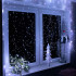 Ghirlanda luminoasa tip perdea 300 LED-uri, 3x3m, pentru interior, alimentare USB, alb rece [11]