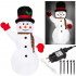 Figurina Craciun Om de Zapada, gonflabila, cu iluminare LED, umflare automata, 240cm [17]