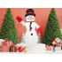 Figurina Craciun Om de Zapada, gonflabila, cu iluminare LED, umflare automata, 240cm [19]