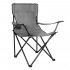 Scaun pliabil camping sau pescuit Sersimo, cu suport pahar, gri [14]