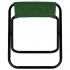 Scaun pliabil pentru camping sau pescuit, cadru metalic, maxim 100 kg, 26x26x34 cm, verde [9]