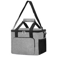 Geanta pentru picnic sau plaja, termoizolanta, 28 litri, gri