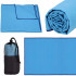 Prosop de plaja cu uscare de rapida, husa de transport, 90x180cm, albastru [3]