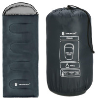 Sac de dormit tip mumie, cu geanta de transport, 210x73cm, 8-20grade, culoare gri Sac de dormit tip mumie, cu geanta de transport, 210x73cm, 8-20grade, culoare gri