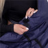 Sac de dormit, cu geanta de transport, 190x73cm, 10-25grade, culoare albastru inchis [11]