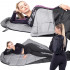 Sac de dormit tip mumie, cu geanta de transport, 210x80cm, 0-10grade, culoare negru gri [17]