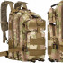 Rucsac militar pentru drumetie, impermeabil, ultra usor, 4 compartimente, culoare camuflaj [2]