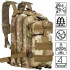 Rucsac militar pentru drumetie, impermeabil, ultra usor, 4 compartimente, culoare camuflaj [6]