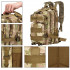 Rucsac militar pentru drumetie, impermeabil, ultra usor, 4 compartimente, culoare camuflaj [8]