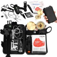 Kit de supravietuire turistic multifunctional camping, vanatoare, pescuit, 19 piese Kit de supravietuire turistic multifunctional camping, vanatoare, pescuit, 19 piese