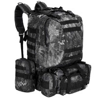 Rucsac militar pentru drumetie, impermeabil, ultra usor, 50litri, gri