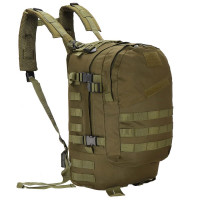 Rucsac militar pentru drumetie, impermeabil, compartimentat, 35L, verde