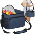 Geanta termoizolanta pentru plaja sau picnic, 11 L, pliabila, 27x19x20,5 cm, albastru [8]