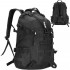 Rucsac militar pentru drumetie, spate cu captuseala groasa ventilata, compartimentat, 40L, negru [5]