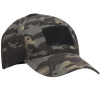 Sapca tactica cu cozoroc curbat, cu scai pentru atasare patch, unisex, culoare camuflaj Sapca tactica cu cozoroc curbat, cu scai pentru atasare patch, unisex, culoare camuflaj