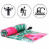 Prosop de plaja cu uscare de rapida, husa de transport, 90x180cm, model pepene verde [23]