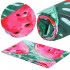 Prosop de plaja cu uscare de rapida, husa de transport, 90x180cm, model pepene verde [5]