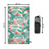 Prosop de plaja cu uscare de rapida, husa de transport, 90x180cm, model floral [14]