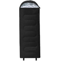 Sac de dormit tip mumie, cu geanta de transport, 220x80cm, 0-15grade, negru Sac de dormit tip mumie, cu geanta de transport, 220x80cm, 0-15grade, negru