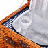 Cos de picnic echipat pentru 2 persoane Deluxe, din rachita, cu vesela si tacamuri, frigorific [5]
