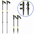 Set bete trekking reglabile 62-135 cm, aluminiu, cu accesorii si husa, negru si verde [3]