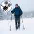 Set bete trekking reglabile 62-135 cm, aluminiu, cu accesorii si husa, negru si verde [16]