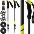 Set bete trekking reglabile 62-135 cm, aluminiu, cu accesorii si husa, negru si verde [7]