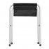 Set masa pliabila de camping cu 4 scaune, inaltime reglabila, aluminiu si MDF, 120x60x71 cm, maro si argintiu [10]