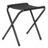 Set masa pliabila de camping cu 4 scaune, inaltime reglabila, aluminiu si MDF, 120x60x71 cm, maro si negru [25]