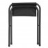 Set masa pliabila de camping cu 4 scaune, inaltime reglabila, aluminiu si MDF, 120x60x71 cm, maro si negru [11]