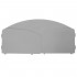 Bucatarie de camping pliabila cu 3 blaturi MDF, cadru aluminiu, portabila pentru exterior, 175x45x110 cm, gri [18]