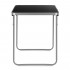 Masa pliabila camping cu maner transport, blat MDF si cadru aluminiu, 80x60x70 cm, argintiu si negru [12]