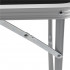 Masa pliabila camping cu maner transport, blat MDF si cadru aluminiu, 80x60x70 cm, argintiu si negru [9]