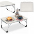Masa pliabila camping sau picnic joasa cu maner transport, blat MDF si cadru aluminiu, 62x40x25 cm, gri [3]