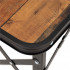 Set masa pliabila cu 2 banci pentru camping, reglabila pe inaltime, MDF si aluminiu, 90x60x70 cm, maro si negru [26]